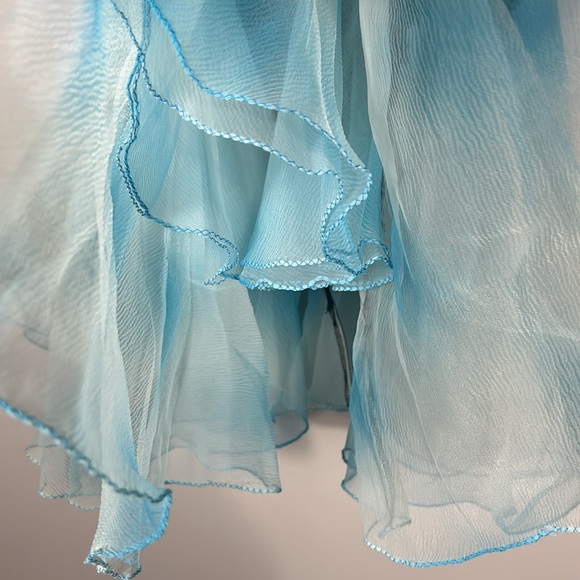 Dance Dress Crew Neck Tulle Skirt Long Sleeve size S-M - Picture 8 of 13